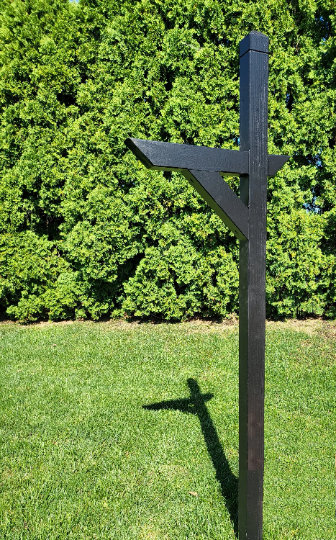 Amish Mailbox + Post Set Amish Mailbox Post 