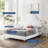 Gwyneth Tufted Performance Velvet Platform Bed-2126218475-2017387403