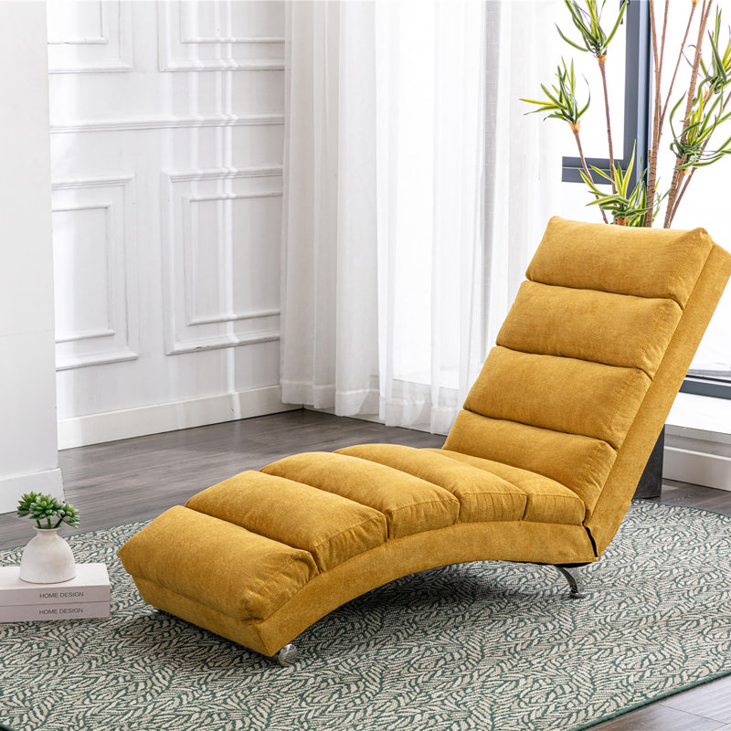 Chaise longue de massage moderne en lin d'intérieur avec télécommande, massage électrique longue ergonomique avec 5 modes