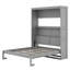 Lit escamotable peu encombrant avec tablettes de rangement-1914854877