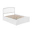 Lit plateforme Bharmal avec pied de lit et gigogne assortis-451542063-450180276