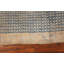 Allover Floral Ivory Beige Cream White Hand Knotted Pile Antique 1920s Cotton Rectangle Rug