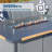 High Grade Powder Paint Teak Inlaid Stove Table For Indoor And Outdoor Use