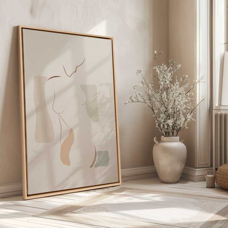 Fleeting Glance, Polished Gold Floater Framed, 18.75" H x 12.75" W