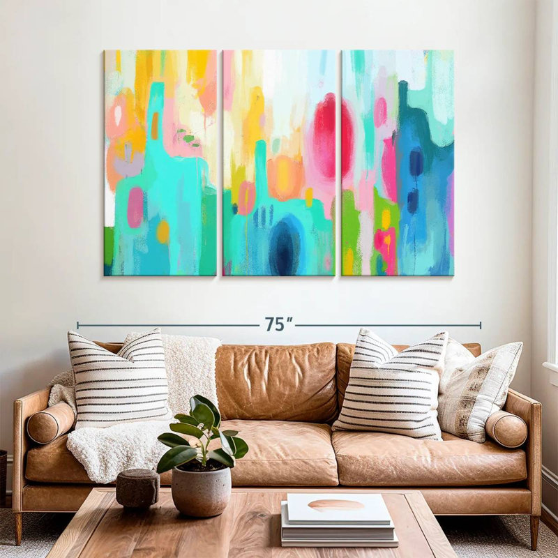 Avery Abstract Spring City, 42" H x 65" W