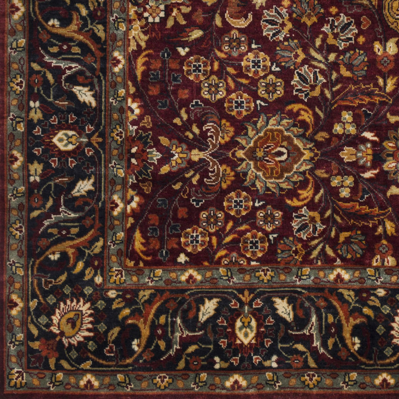 Taj Mahal Wool Oriental Area Rug, Rectangle 5'6" x 8'6"