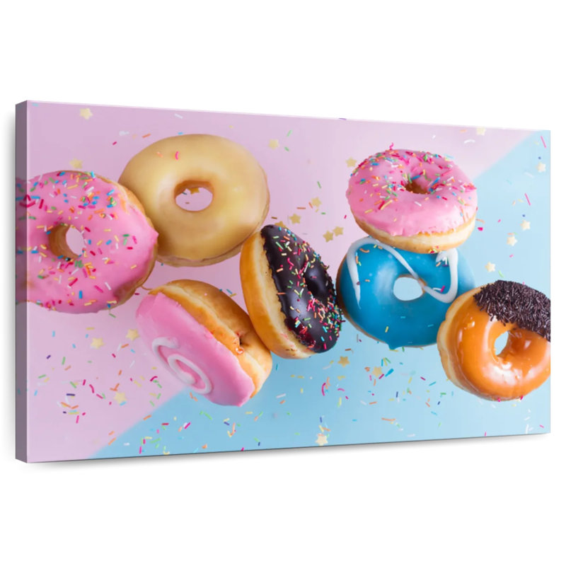 Yarlin Doughnut Party, 30" H x 45" W