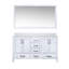 Meuble-lavabo double L 60 po x P 22 po et miroir 58 po.-1527519842-1603175702