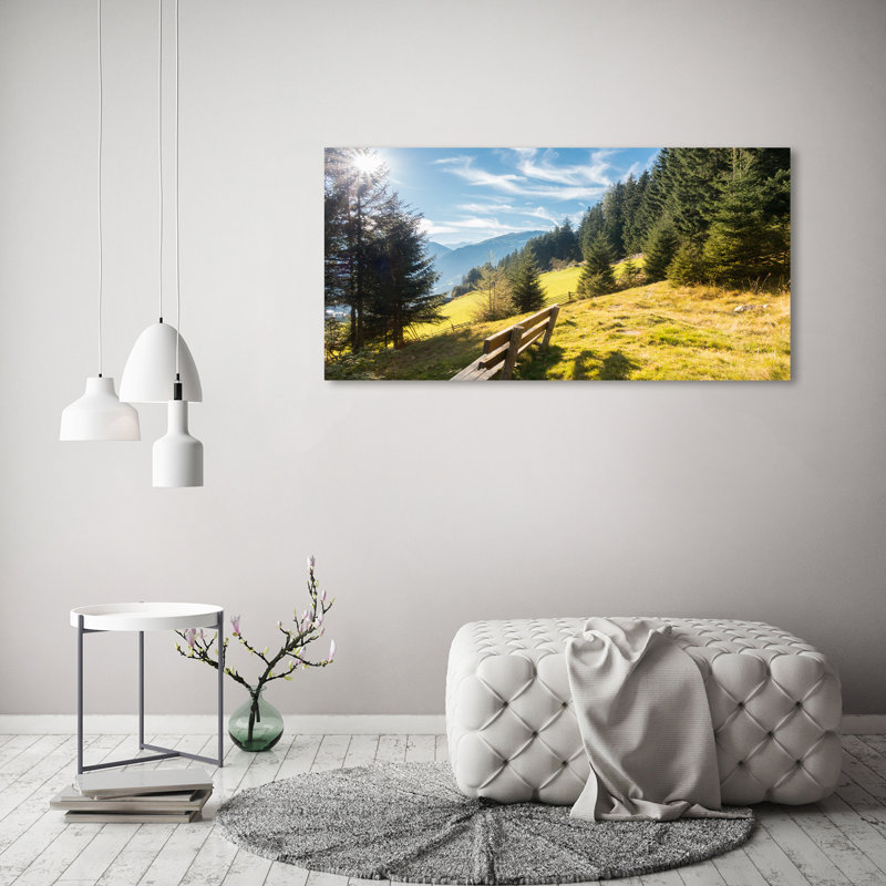 Autumn in the Mountains 1 Piece Wrapped Canvas Wall Art