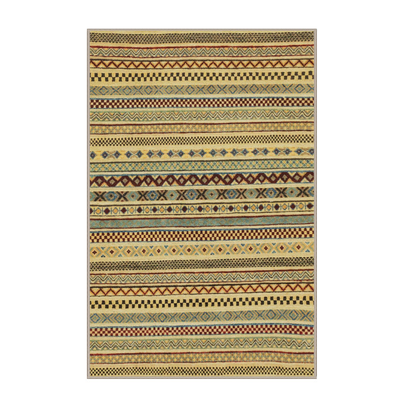 Abstract Indoor Rug, Rectangle 3' x 5'