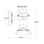GU10 L19 * W17cm Mini Loft Projecteurs à DEL Luminaires sur rail industriels Lampes rétro à fixation en surface pour petit café-bar