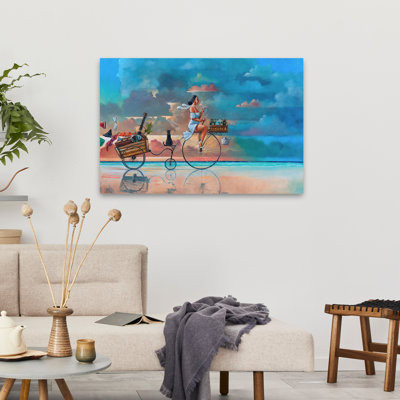 Déménagement - Cuisine figurative, plages, bicyclettes, cocktails, art
