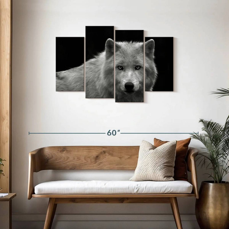 Phantom Wolf, 27" H x 43" W