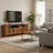 Artisan 72"W Solid Wood Transitional TV Stand for TVs up to 80" with 4 Cabinets, 2 Drawers, and Adjustable Shelves-1513916591