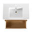30" Wall-Mounted Bathroom Vanity With Resin Sink And Spacious Storage