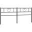  Metal Replace Replace Headboard Black 180 Cm-644135553