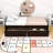  Wood Platform Storage Bed with 2 Drawers