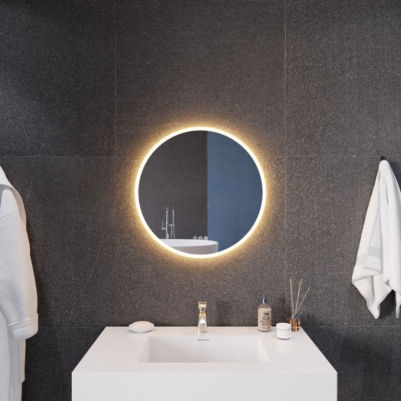  Miroir de salle de bain ANZZI, 24 po x 24 po