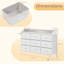 126 cm W Chest of 9 Drawers
