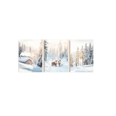 3 Piece Wrapped Canvas Print