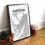 Barcelona City Map - No Frame Print-713579777