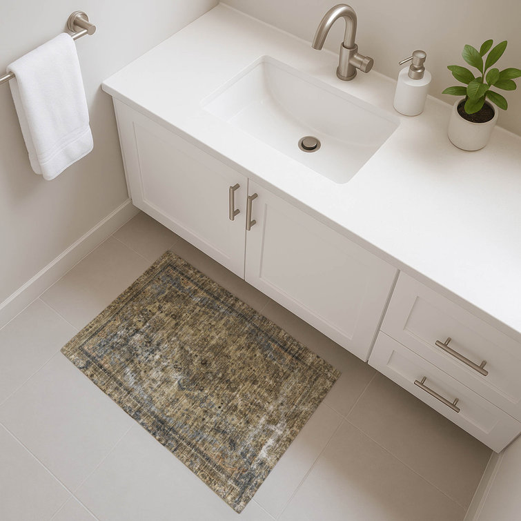 Premium Machine Washable Lampkins AMF1646 Global Rug