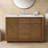 Noah 48 In. Single Sink Freestanding Warm Walnut Bathroom Vanity With White Engineered Stone Top And Brushed Nickel Hardware-117319937-119342259-126014613