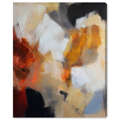 «Earth and Fire I Canvas Modern Abstracts» par Art Remedy