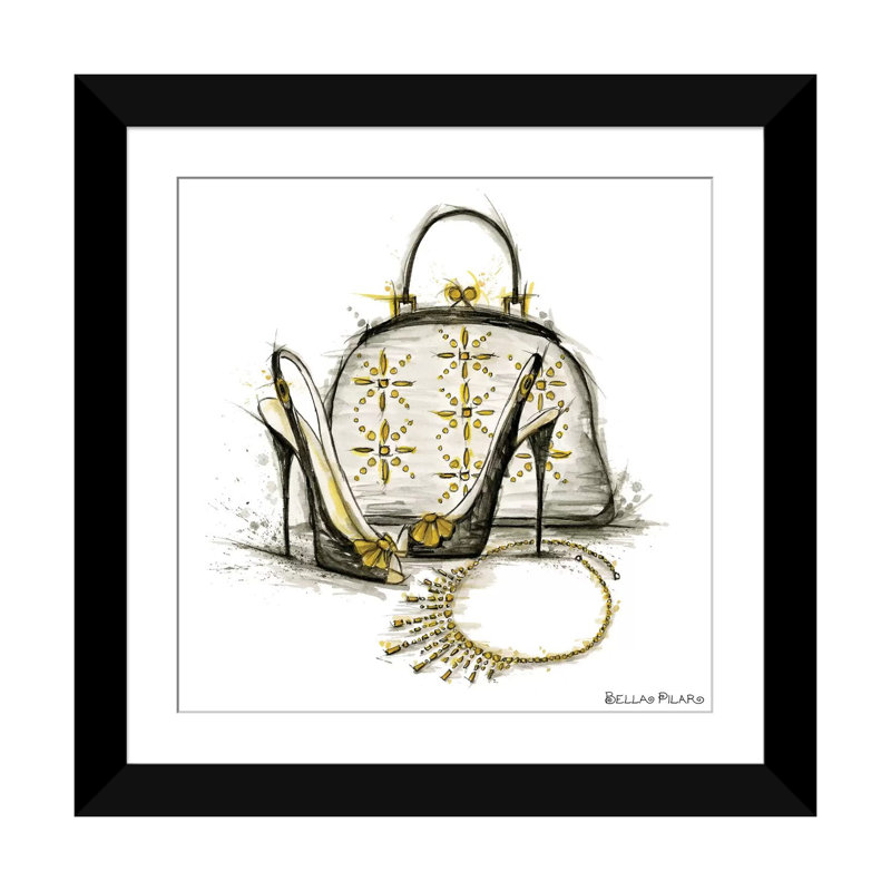 « all apballée series : accessoires de shelly », peinture sur toile tendue, H 16 po x l 16 po x P 1 po, Blanc