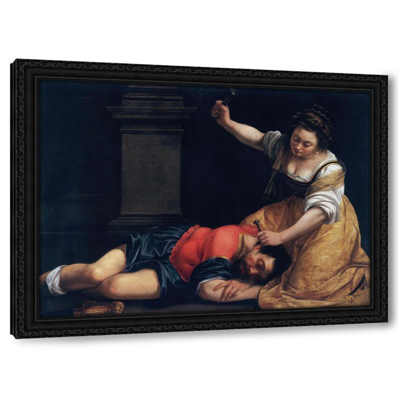 Jael and Sisera (ca. 1620), 14" H x 18" W