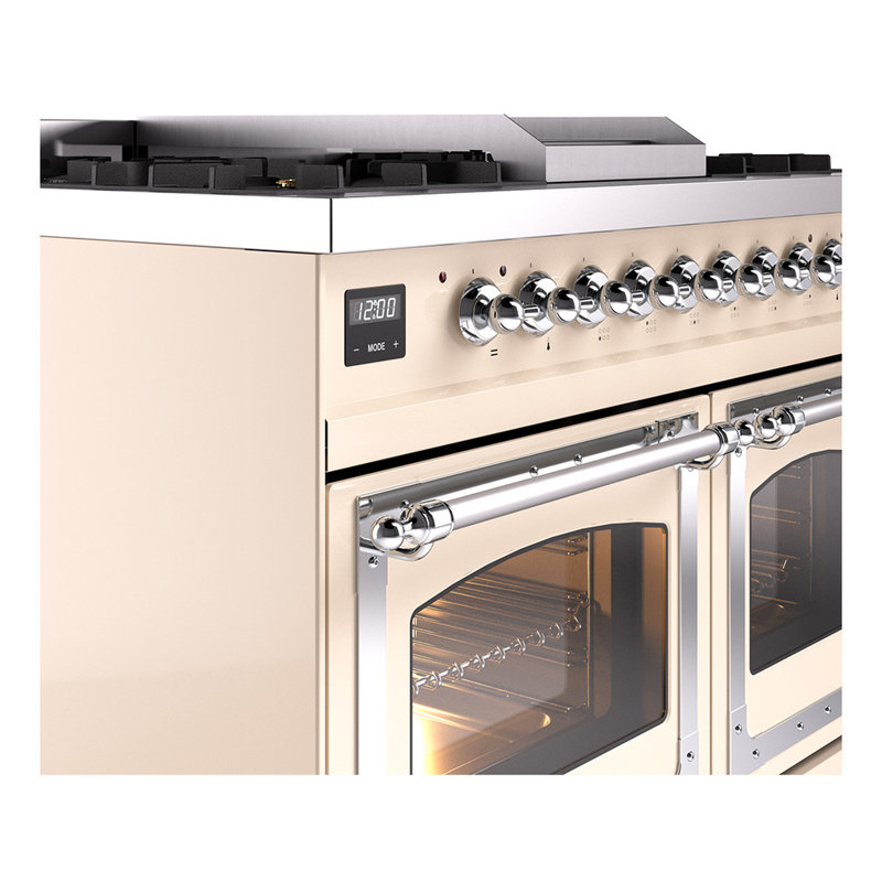 ILVE Nostalgie II Noblesse 40 in Dual Fuel Range, 30 cm H x 20 cm W, Natural Gas