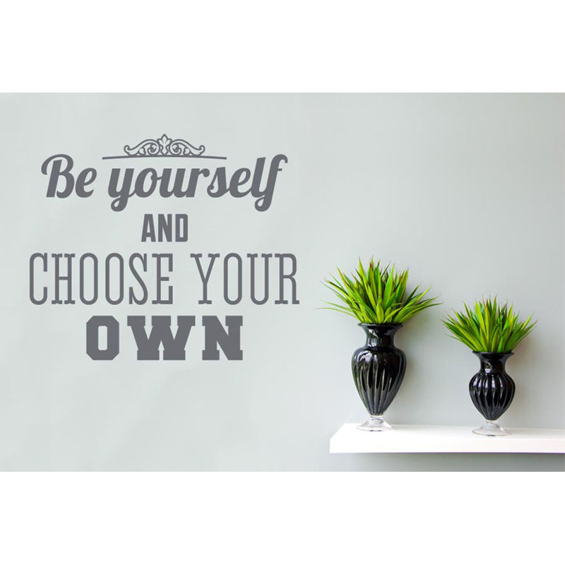 Wall Decal, Grey, Large