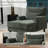 34" Chenille-Upholstered Indoor Casual Sofa Lounger-112632367
