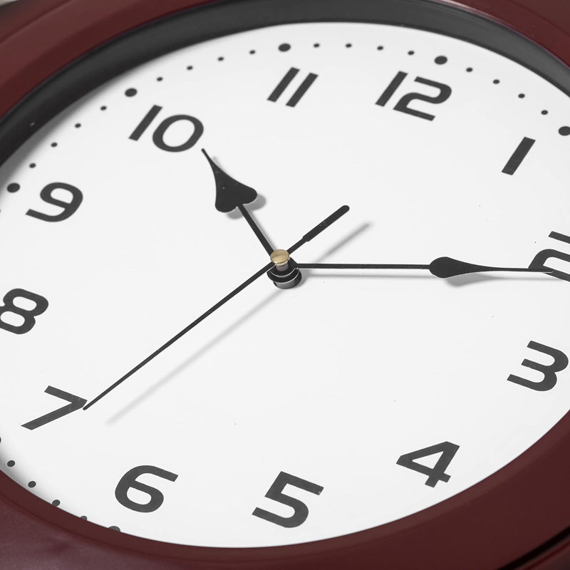 Horloge murale moderne en bois