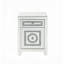 Table d'appoint en miroir et faux Dimaonds