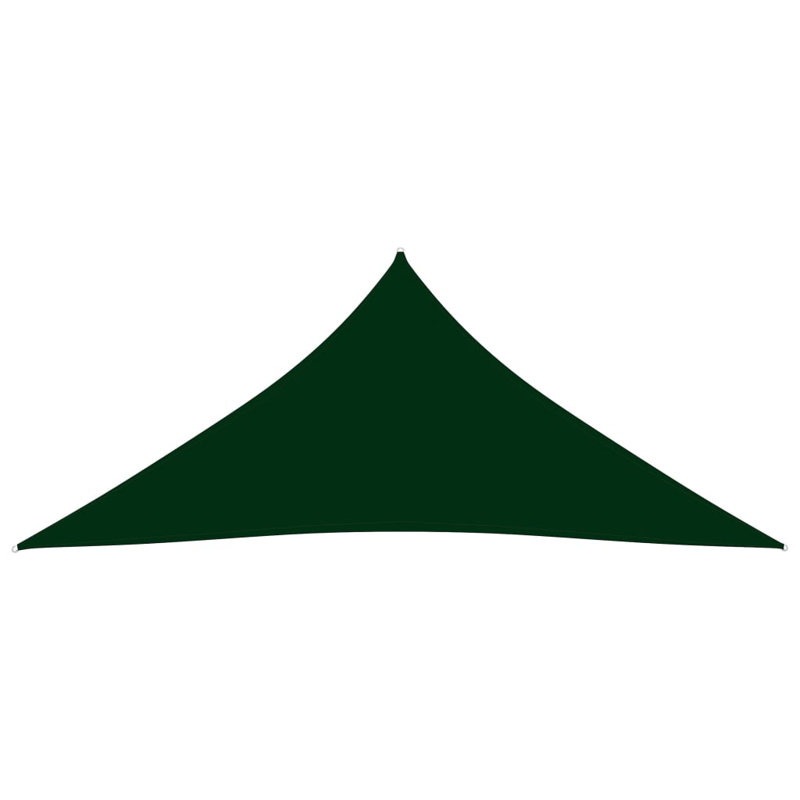 Adsett 4.5m x 4.5m x 4.5m Triangular Shade Sail, Dark Green