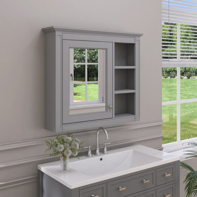 Armoire à pharmacie avec miroir Shafon l 30 po x H 28 po