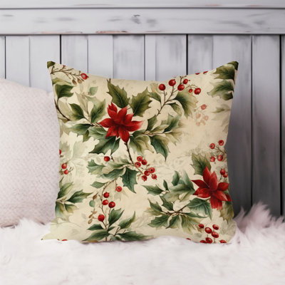  Floral Pillow Cover