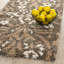 Tapis beige à motif floral Ellyona-17572149