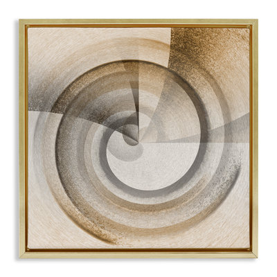 «Spinning Centric Circle», art mural sur toile flottante par Noah Bay