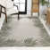 Caherty Coastal Cottage Palm Frond Border Green/Cream Indoor/Outdoor Rug