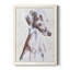 «Sitting Dog II», peinture sur toile encadrée-1446243132-1446243133