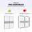 78"-82"W x 80"H White Glass Paneled Sliding Door With Black Frame-112766596-112766597
