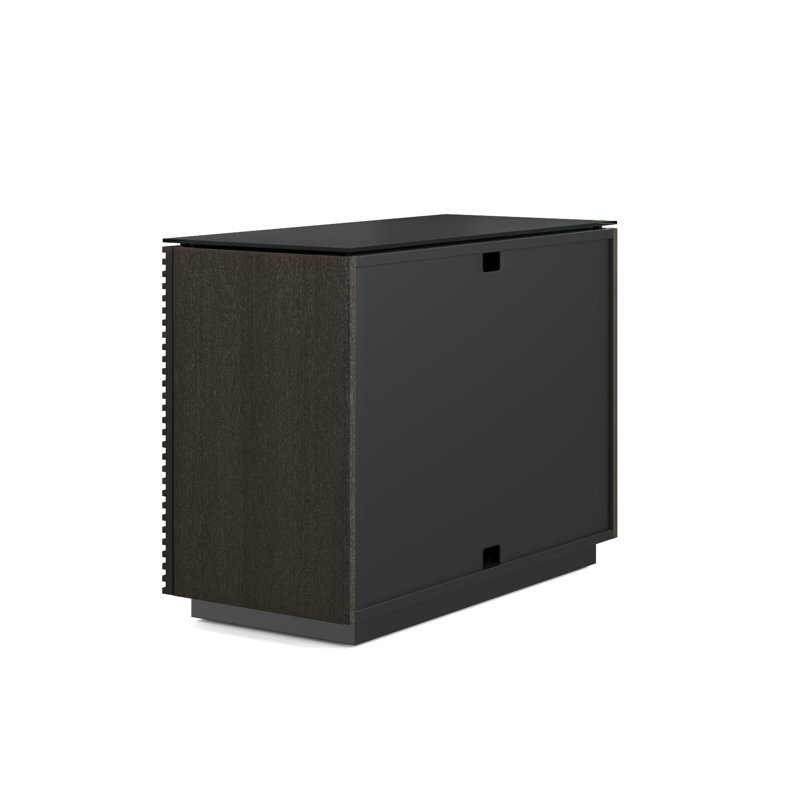 Corridor Accent Cabinet, Charcoal/Stained Ash