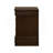 MDF Nightstand With 2 Drawers, Cappuccino