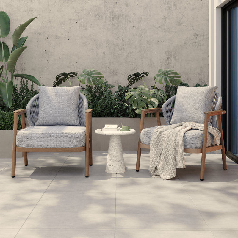 Fauteuils d'appoint Manzanares, Brun, Gris
