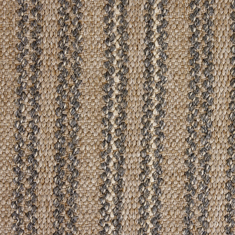 Kona Outdoor Striped Area Rug in Kona Natural, 10'x14'