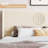 Upholstered King Size Bed Frame, Corduroy King Bed Frame with Wingback Headboard, Bed with Wooden Slats,  No Box Spring Needed, Noise Free, Beige