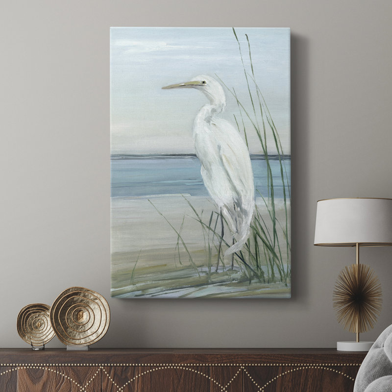 Summertime Heron II - galerie sur mesure, H 27 po x l 18 po