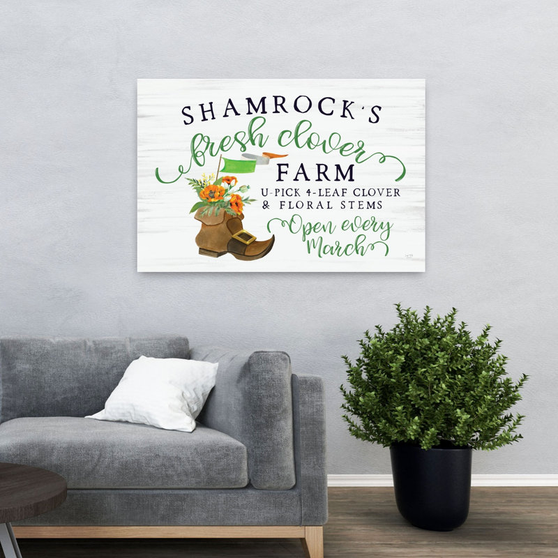 Shamrock's Fresh Clover Farm, H 48 po x l 32 po